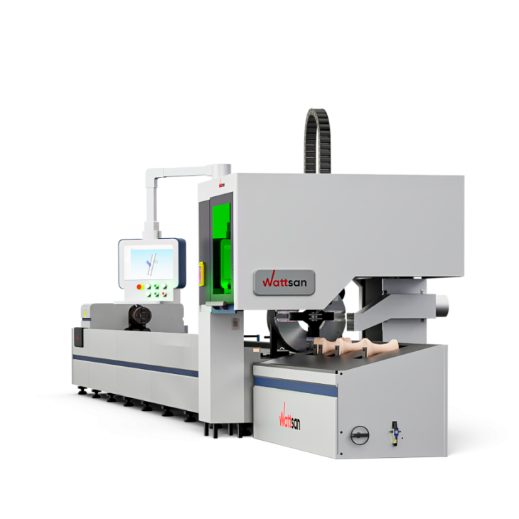 Machine laser pour la découpe de tubes et profilés métalliques WATTSAN RD