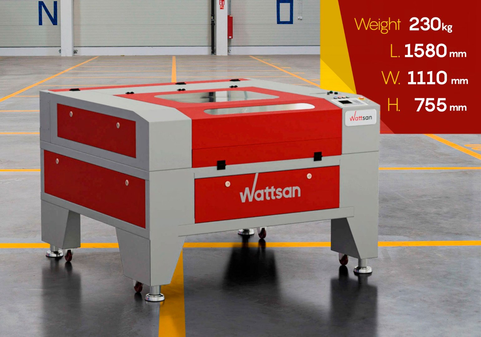 CNC Machine de nettoyage de surface au laser Wattsan 1000W acheter auprès  du fabricant en France