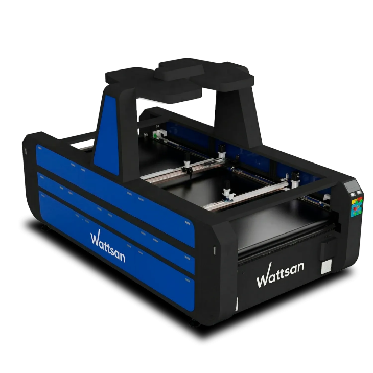 Laser Cutter for Fabric & Leather Wattsan 1820 CAM Conveyor PRO DUAL