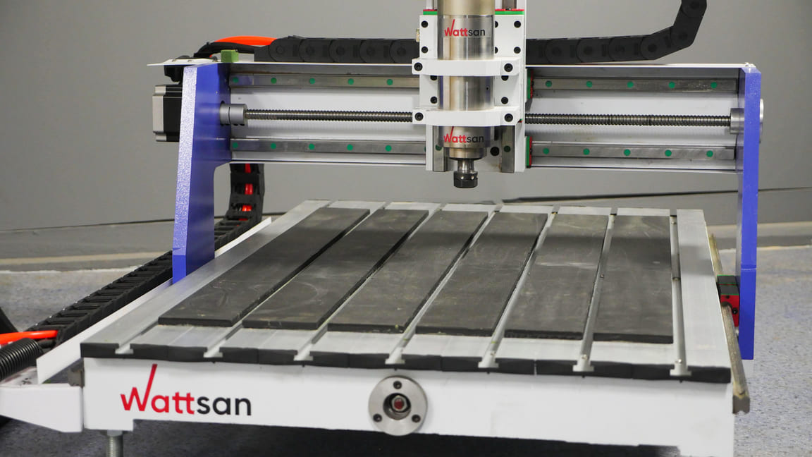 Arbeitsbereich des CNC-Routers