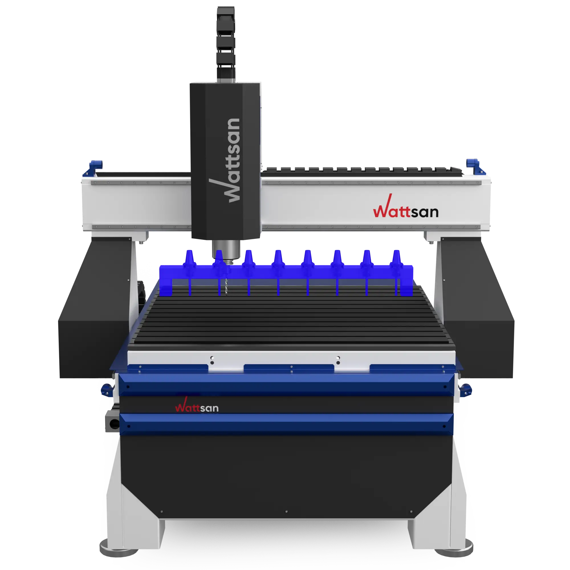 Pneumatic automatic tool changer